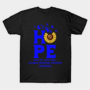 Juvenile Idiopathic Arthritis Awareness Jia Blue Ribbon T-Shirt